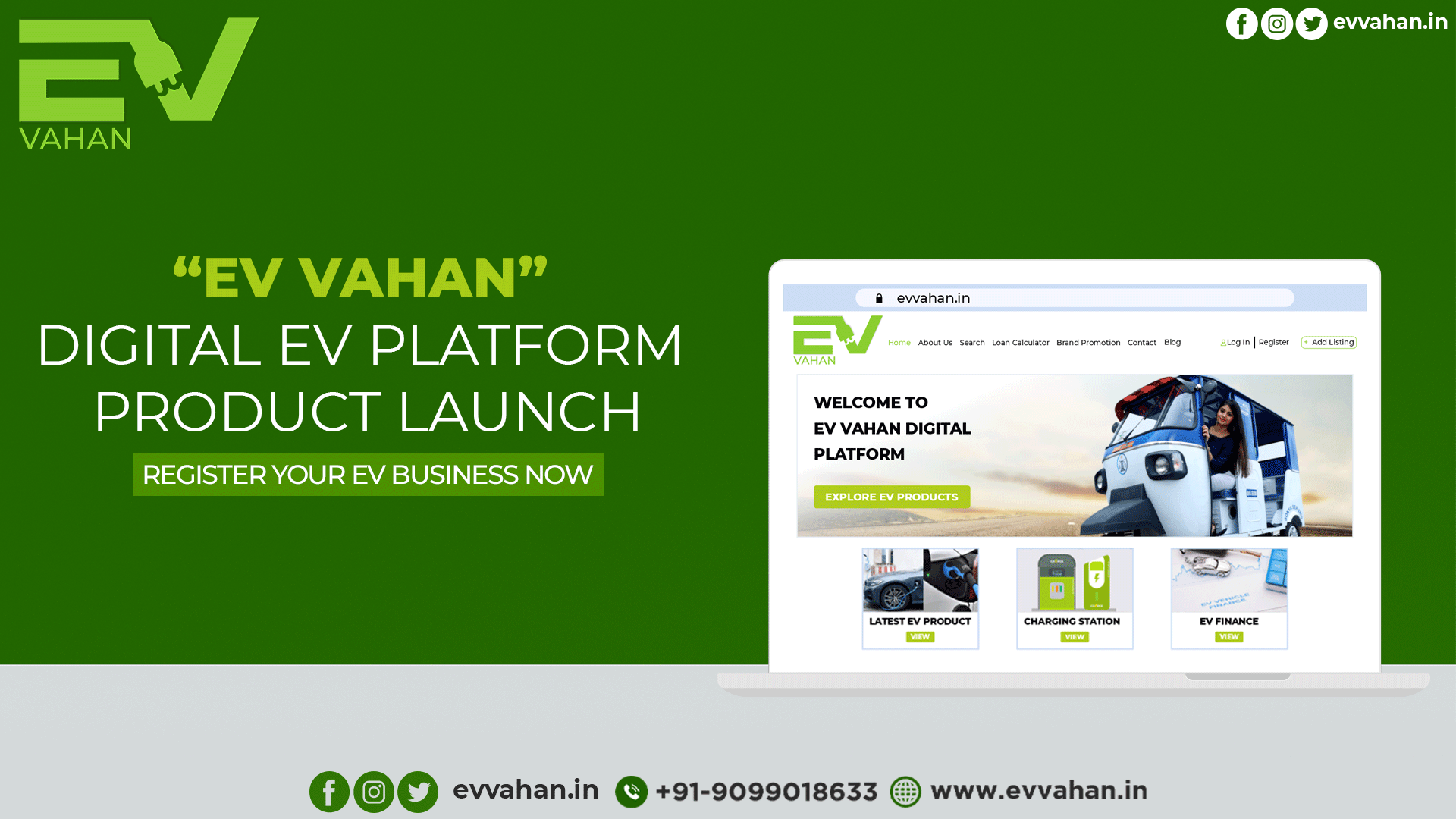 EV-Vahab Digital Platform For EV Marketplace